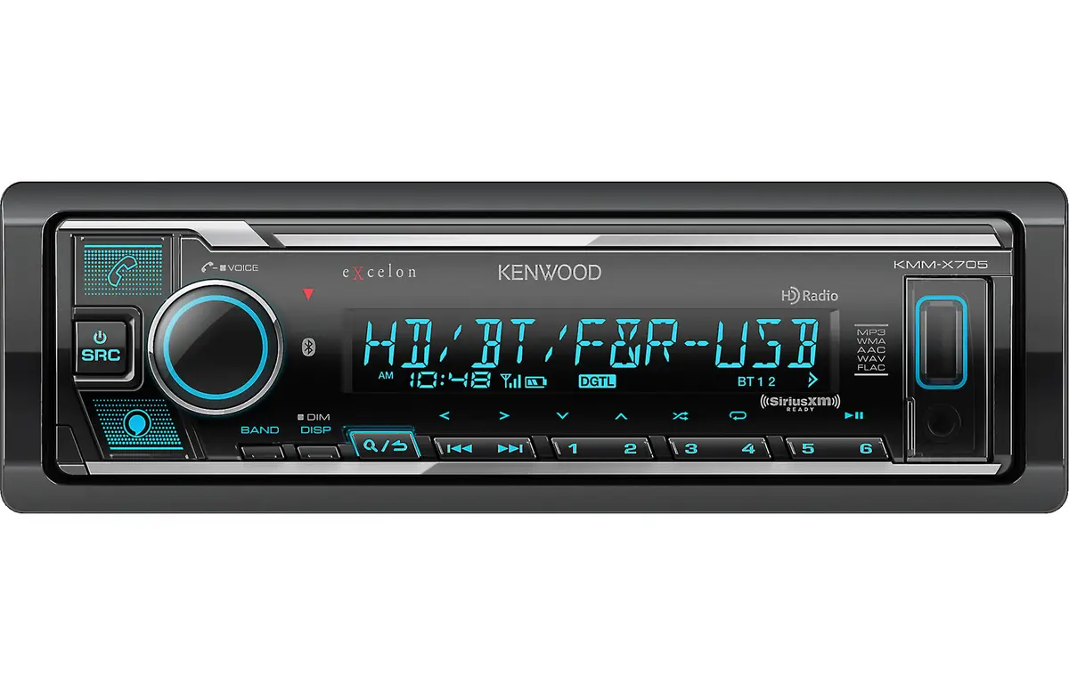 Kenwood Kmm-X705 1-Din Digital Media Receiver 1
