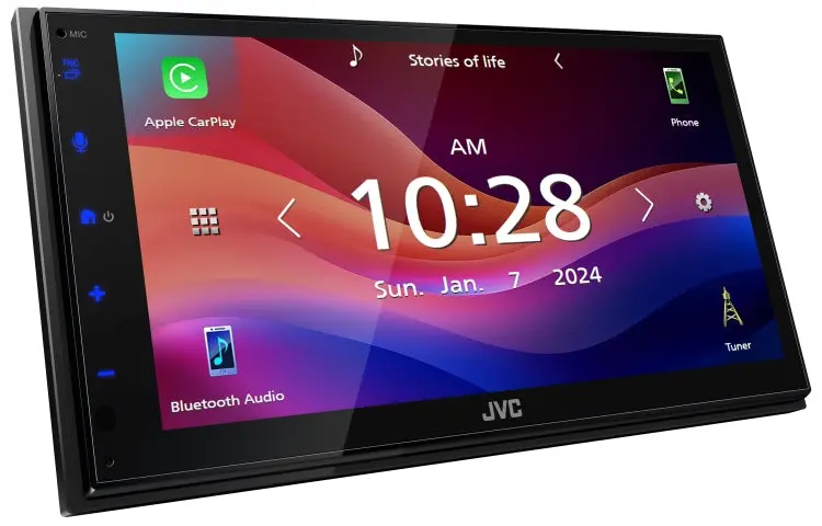 Jvc Kw-M590bt 6.8" Capacitive Receiver W/ Apple Carplay & Android Auto 1