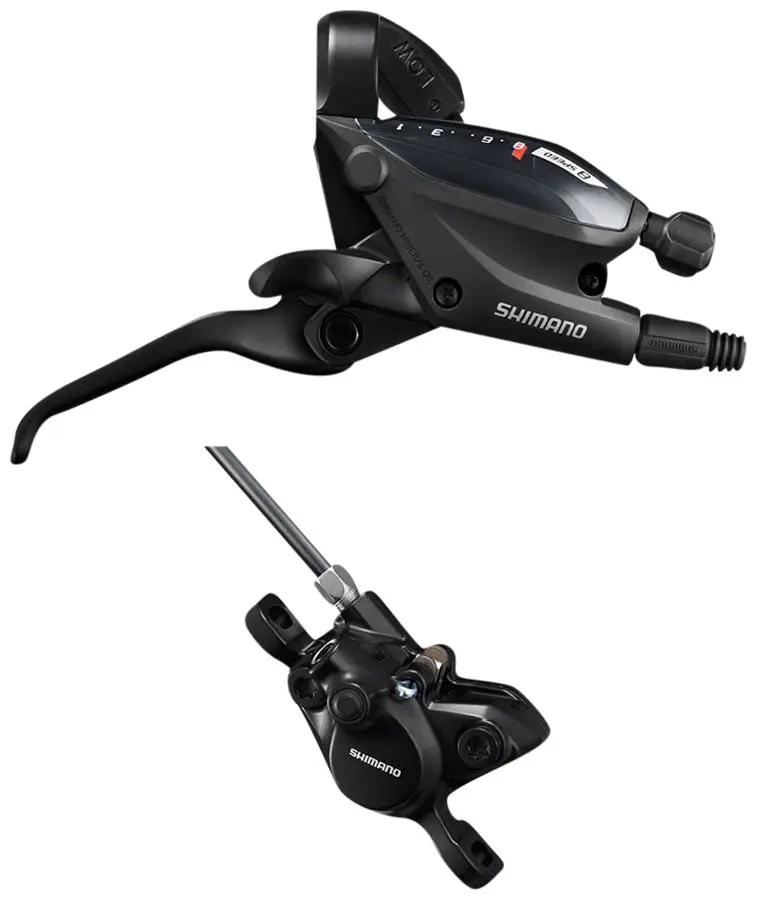 Shimano Altus Disc Brake Caliper And Shift/Brake Lever 3