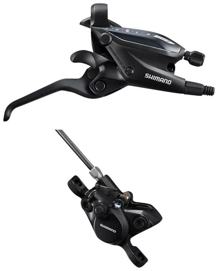 Shimano Altus Disc Brake Caliper And Shift/Brake Lever 2