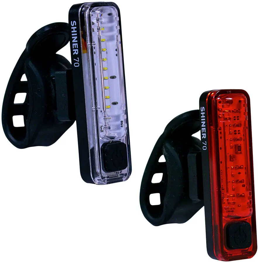 Planet Bike Shiner 70 Headlight And Taillight Set 1