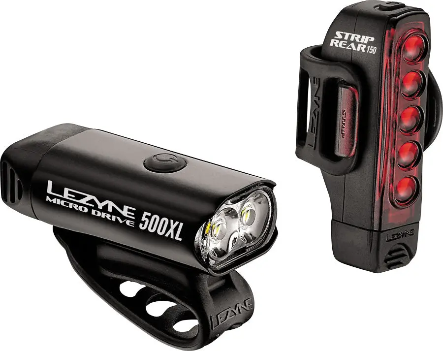 Lezyne Drive 500Xl And Strip Set 1