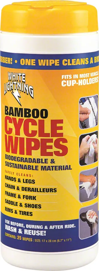 White Lightning Bamboo Cycle Wipes 3