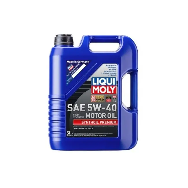 Liqui Moly Synthoil Premium Fully Synthetic 5W-40 Motor Oil 1