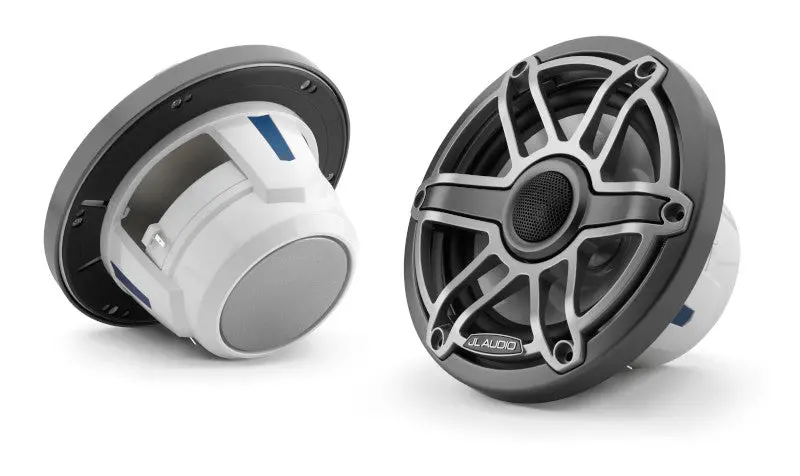 Jl Audio M6-650X-S-Gmti 6.5" Marine Coaxial Speakers, Gunmetal Trim Ring, Titanium Sport Grille 1