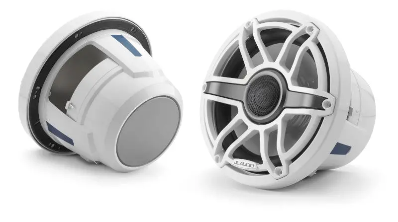 Jl Audio M6-880X-S-Gwgw 8.8" Marine Coaxial Speakers, Gloss White 1