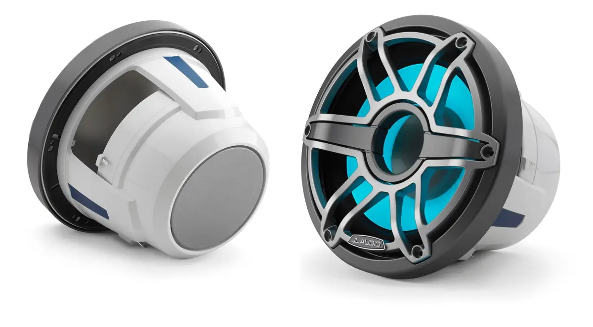 Jl Audio M6-8Ib-S-Gmti-I-4 8" Marine Subwoofer Driver (200W, 4 Ohm) W/ Rgb Lighting 1
