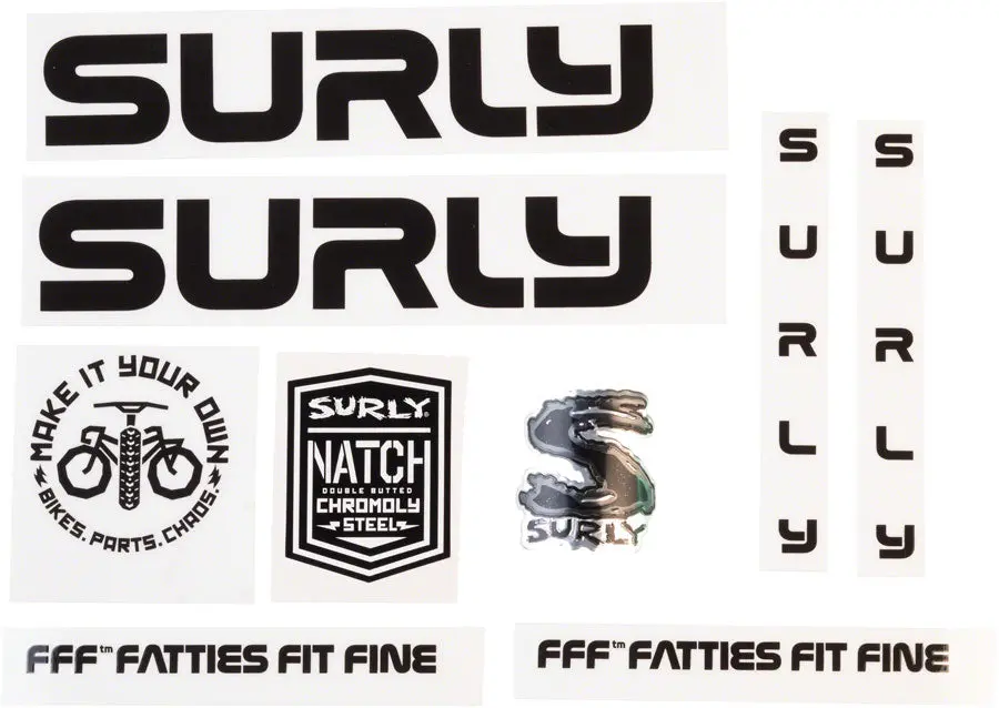 Surly Born To Lose Decal Set 1