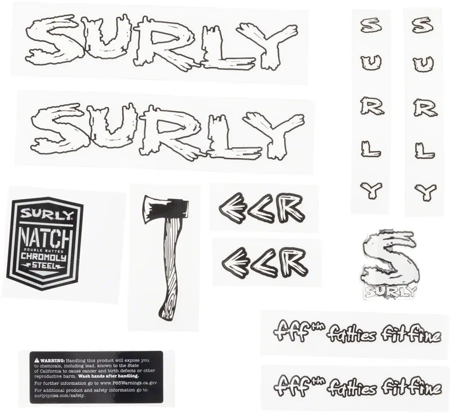 Surly Ecr Decal Set 1