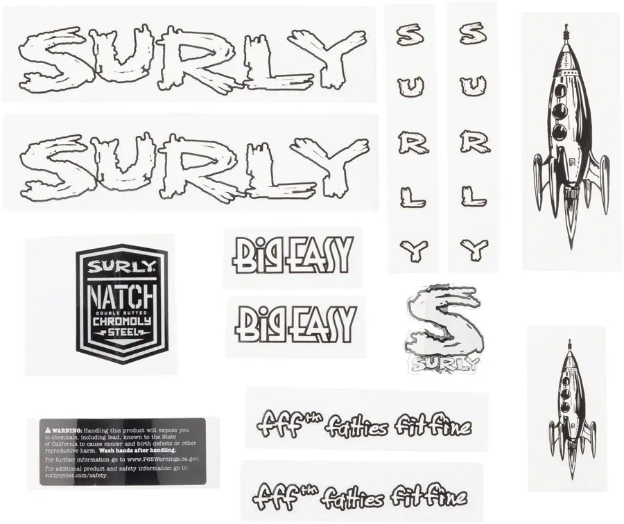 Surly Big Easy Decal Set 2