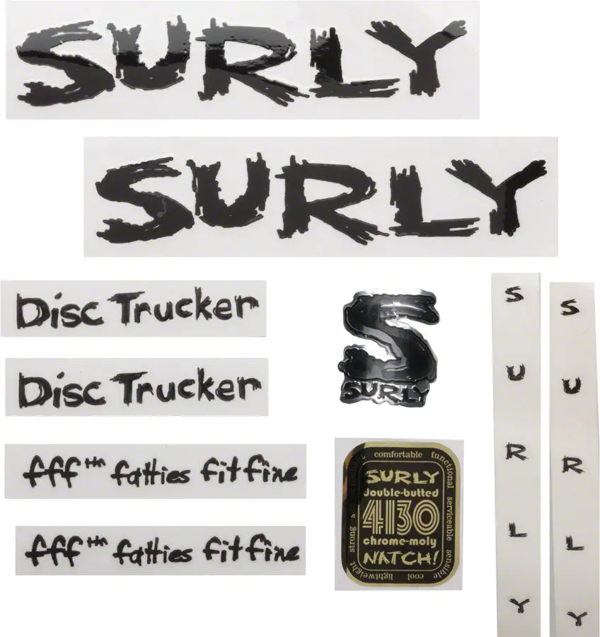 Surly Disc Trucker Decal Set 1