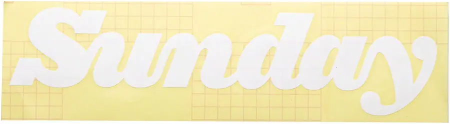 Sunday Ramp Decal 1