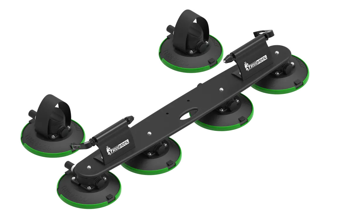 Tesla Vacuum Cup Quick Mount Roof Road & Mountain Bike Rack Treefrog Elite 2 Double / Two Bicycle Carrier 1