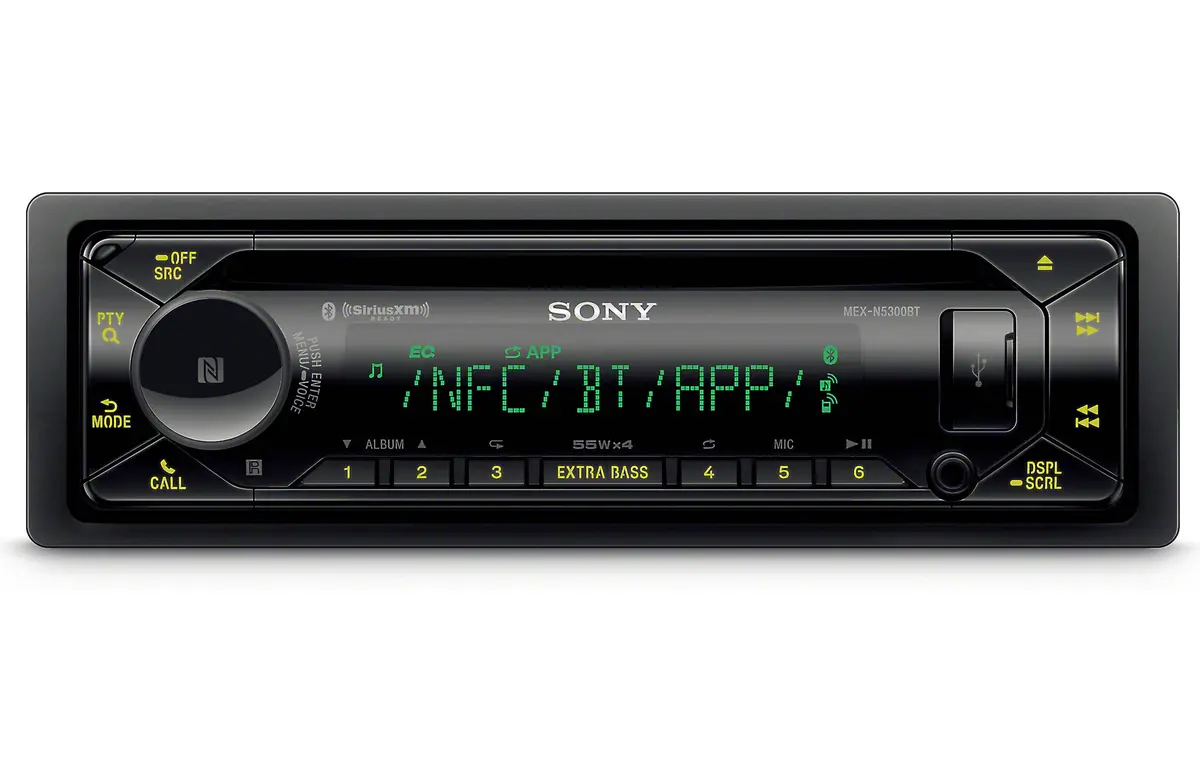 Sony Mex-N5300bt 1-Din Cd Car Stereo Receiver 1