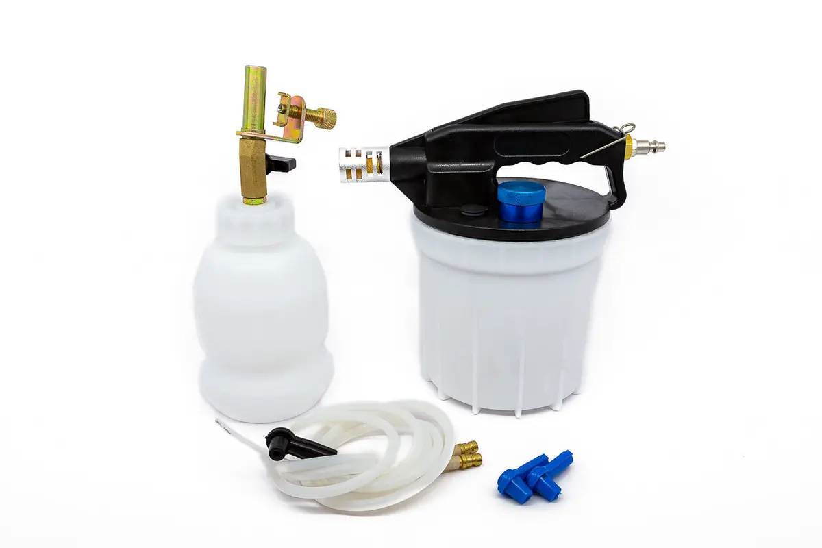 Tesla Brake Fluid Pneumatic Air Powered One-Man Diy Vacuum Bleeder & Filling Tool Kit 1