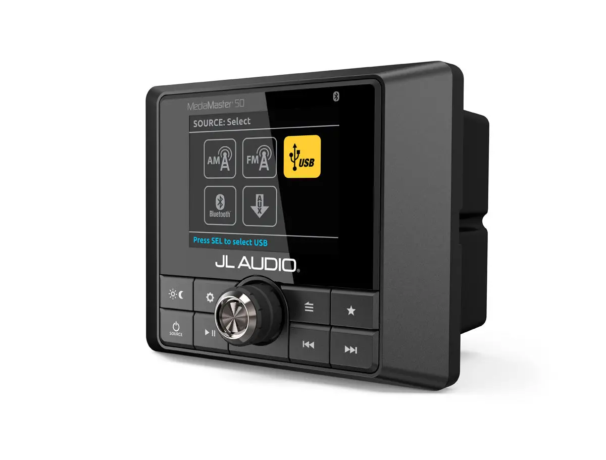 Jl Audio Mm50 Weatherproof Source Unit With Full-Color Lcd Display 2