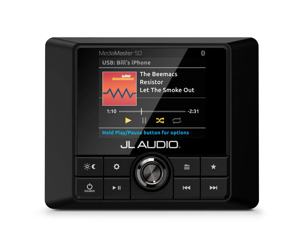 Jl Audio Mm50 Weatherproof Source Unit With Full-Color Lcd Display 1