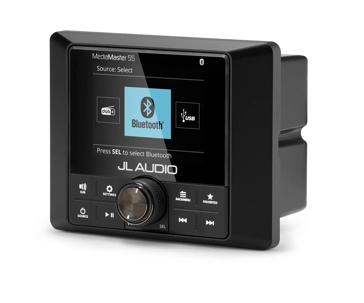 Jl Audio Mm55 Premium Compact Marine Source Unit With Full-Color Lcd 1