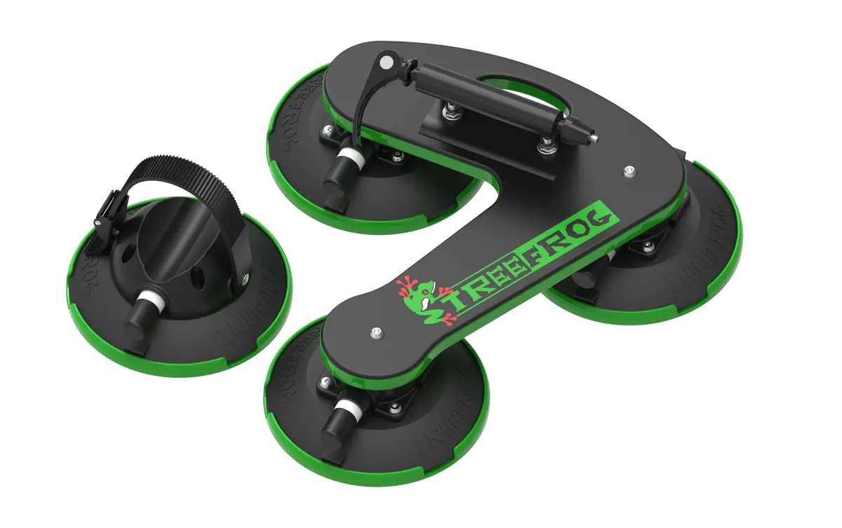 Tesla Vacuum Cup Quick Mount Roof Road & Mountain Bike Treefrog Pro 1 Single Carrier Rack - One Bicycle 1