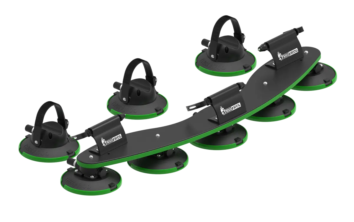 Tesla Vacuum Cup Quick Mount Roof Road & Mountain Bike Treefrog Pro 3 Triple Carrier Rack - Three Bicycles 1