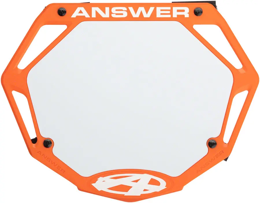 Answer Bmx 3D Number Plate Pro 3
