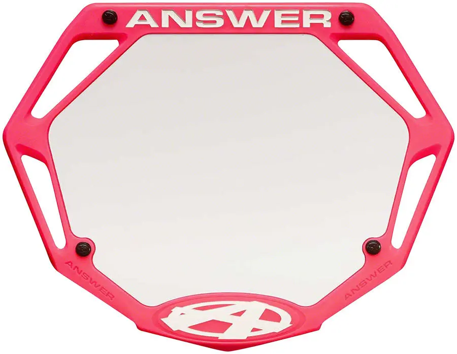 Answer Bmx 3D Number Plate Pro 4