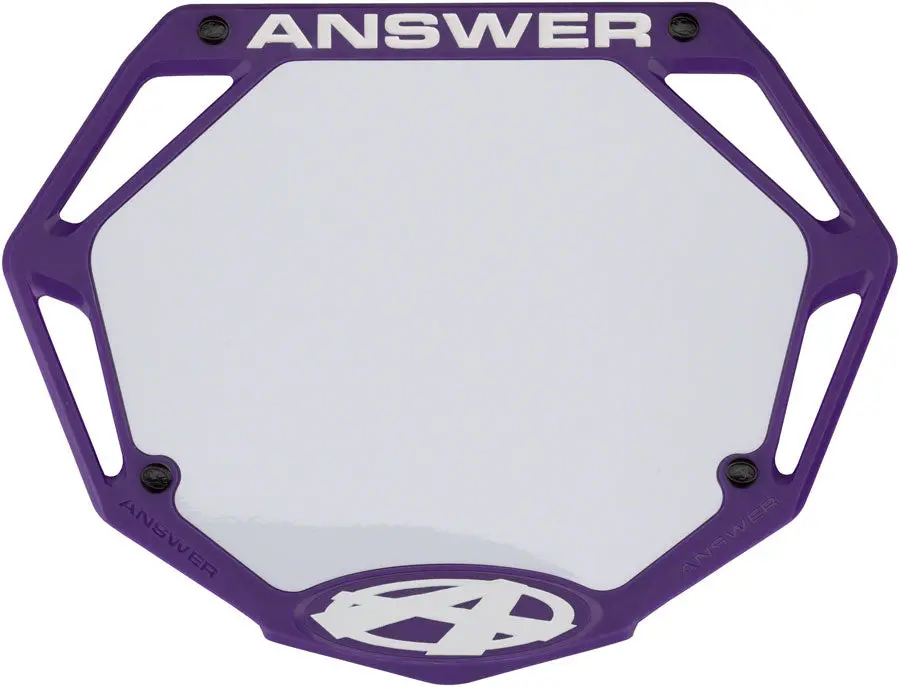 Answer Bmx 3D Number Plate Pro 5
