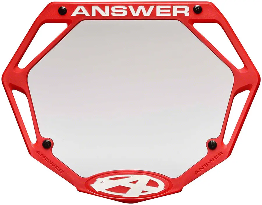 Answer Bmx 3D Number Plate Pro 6