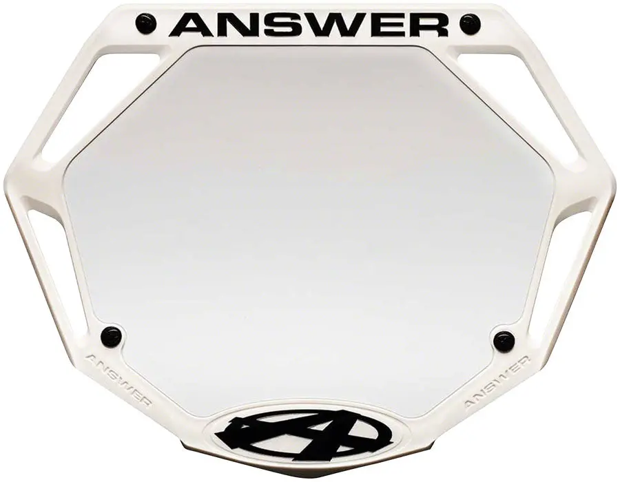 Answer Bmx 3D Number Plate Pro 7