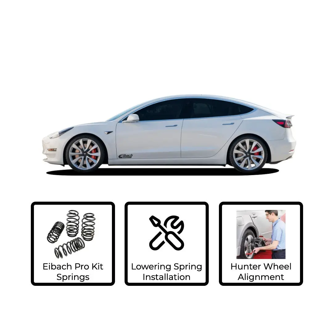 Tesla Model 3 Eibach Lowering Spring Special 1