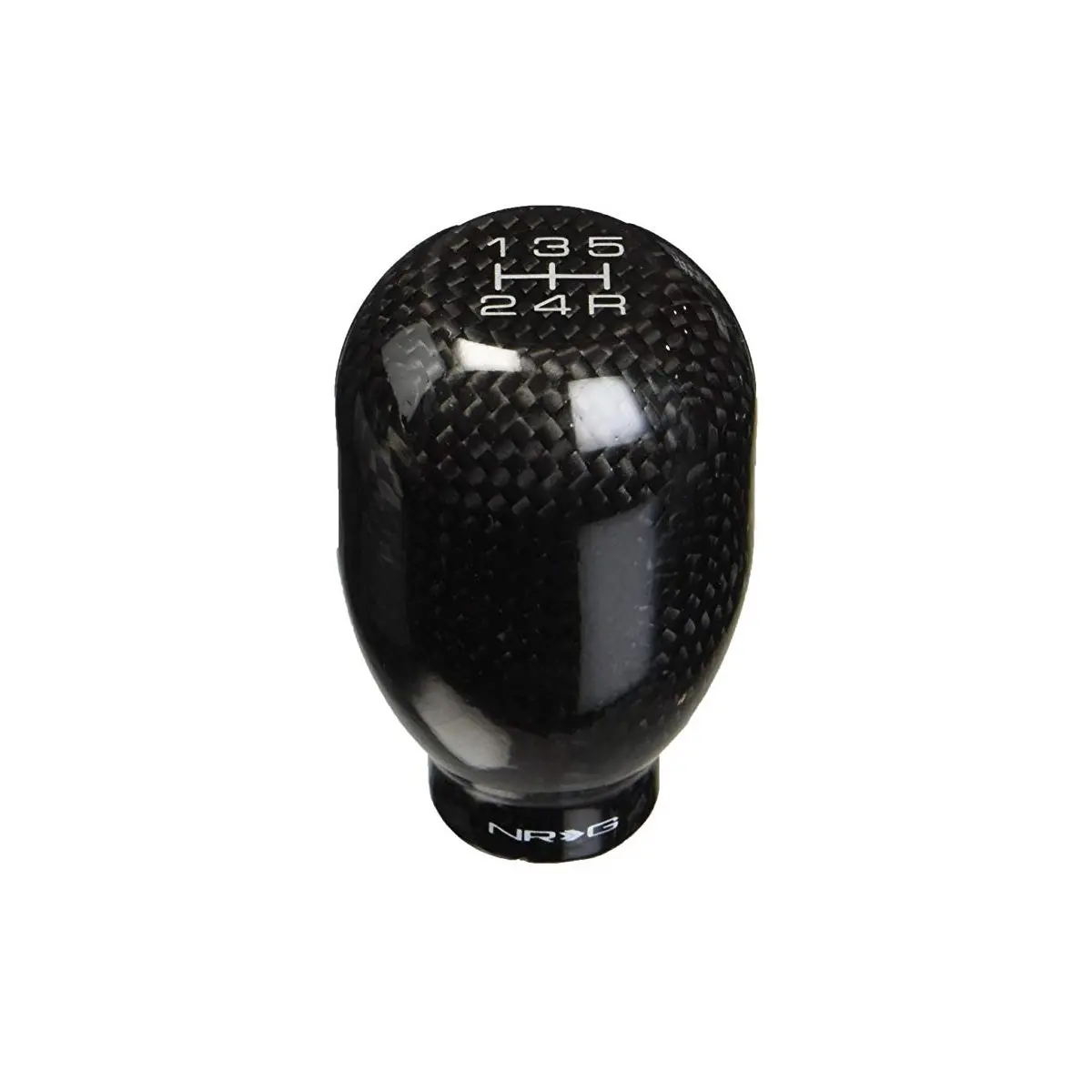 Nrg Sk-100Bc-W Black Carbon Fiber 5 Speed Weighted Shift Knob 1
