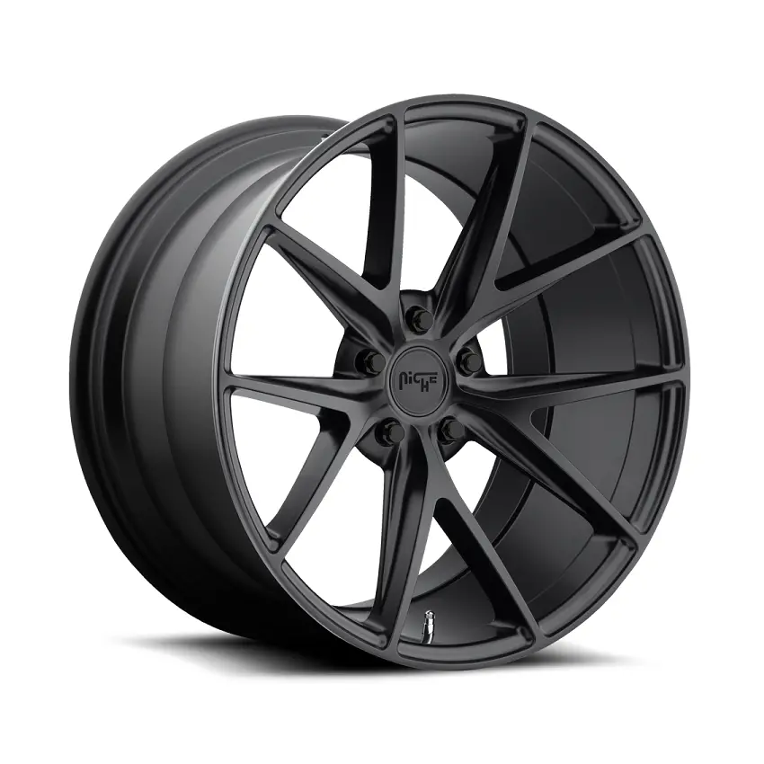 Niche Misano Satin Black Wheel (17/18/19/20") 1