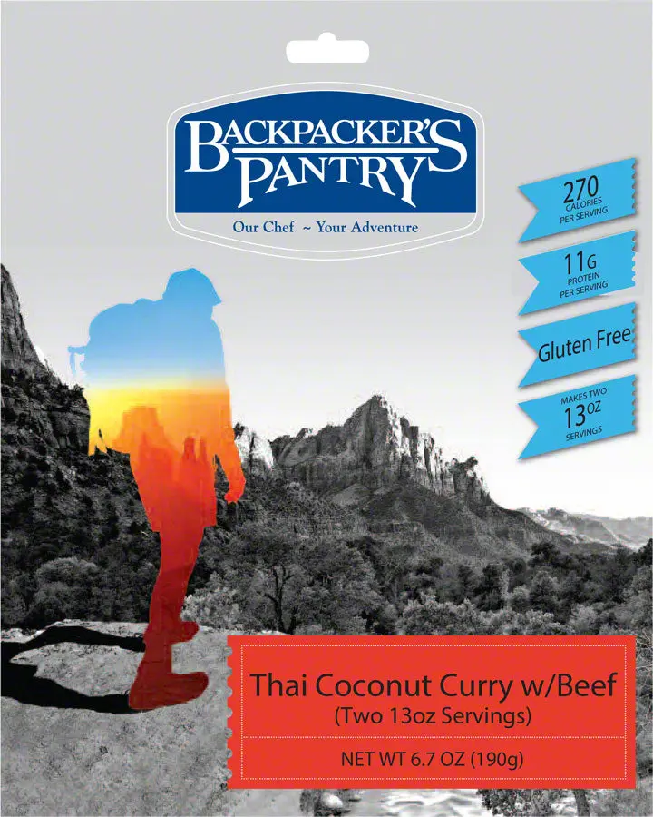 Backpacker's Pantry Thai Coconut Curry With Beef 1