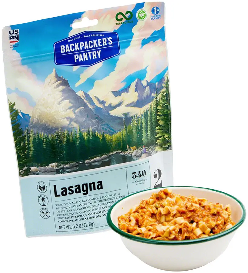 Backpacker's Pantry Vegetarian Lasagna 1