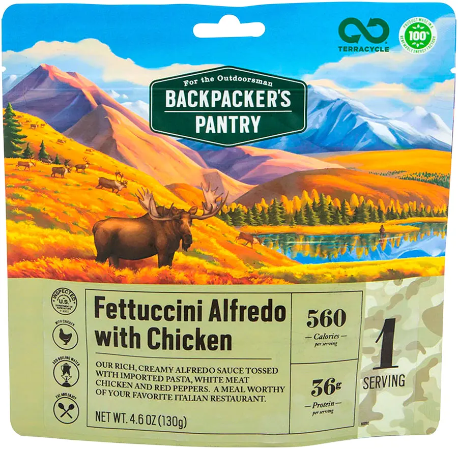 Backpacker's Pantry Outdoorsman Fettuccini Alfredo With Chicken 1