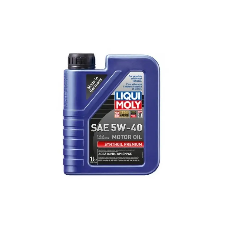 Liqui Moly Synthoil Premium 5W-40 Fully Synthetic Motor Oil 1