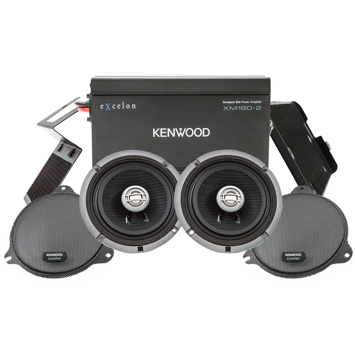 Kenwood P-Hd1f Speakers And Amplifier Kit For Select 2014-Up Harley-Davidson Motorcycles 1