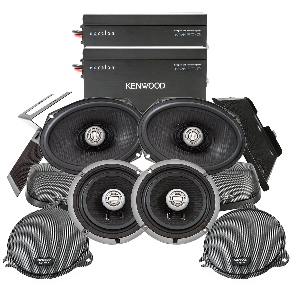 Kenwood P-Hd3fr Speakers And Amplifier Kit For Select Harley-Davidson Motorcycles 1