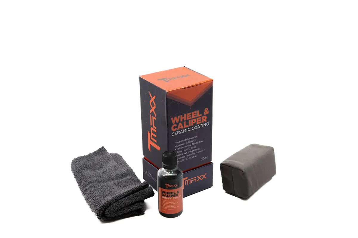 Tmaxx Ceramic Coating For Tesla Wheels & Brake Calipers (50Ml) - Extreme Duty Surfaces Protection & Applicator Kit 2