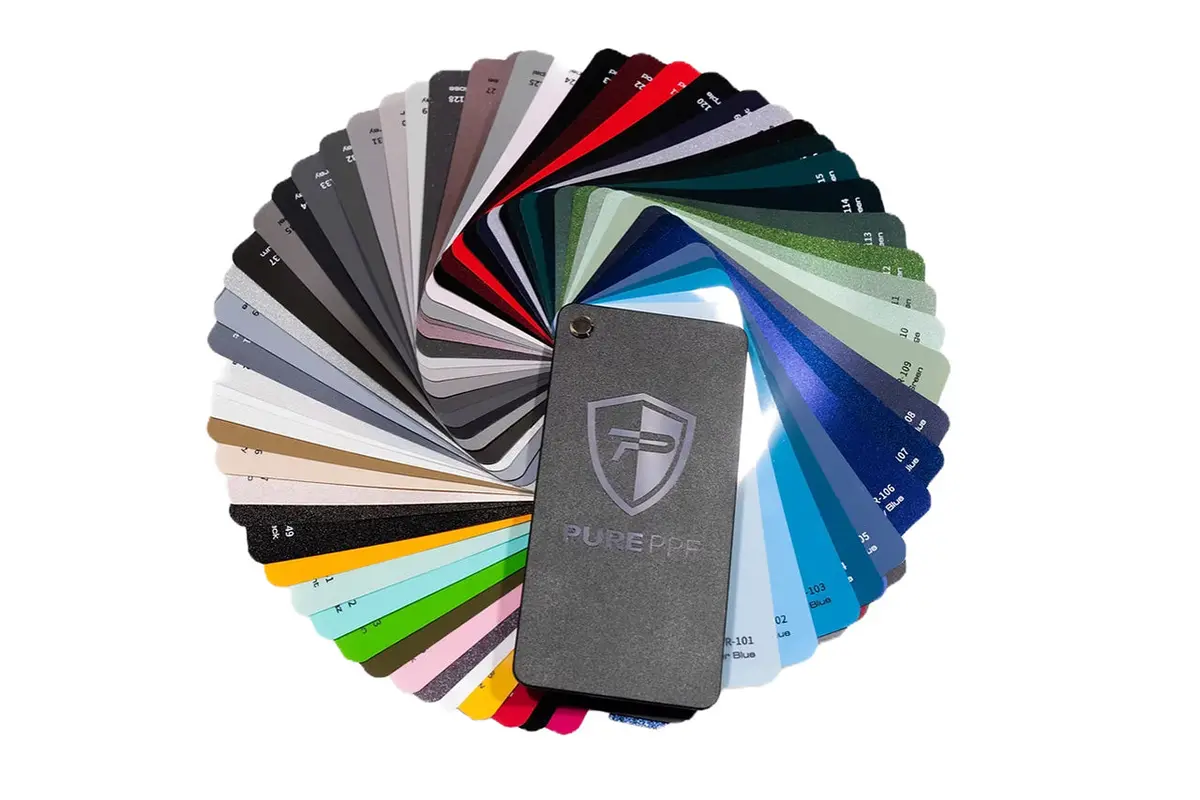 Pure Protection Color Ppf Film Large Swatch Sample Booklet 1