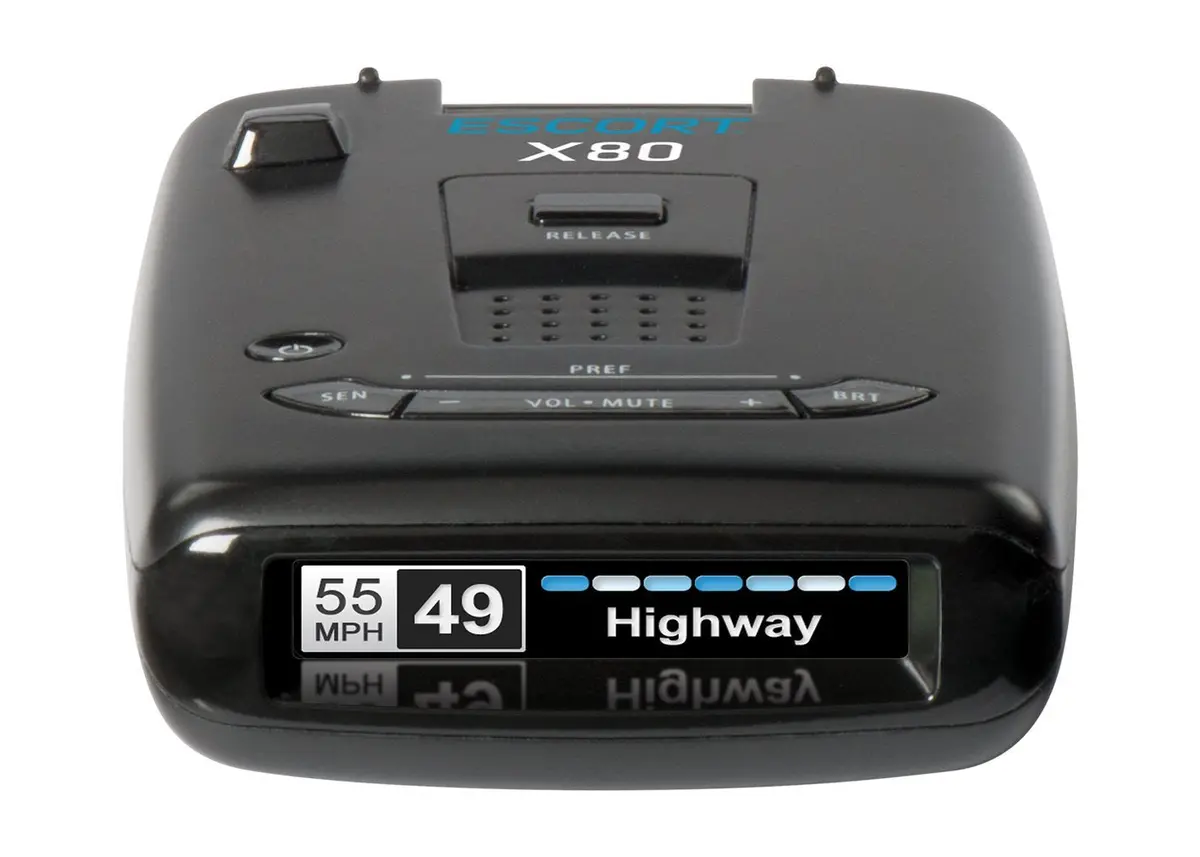 Escort X80, Long Radar Radar/Laser Detection, Multi Color Oled Display, Voice Alerts, Bluetooth And Escort Live Ready 1