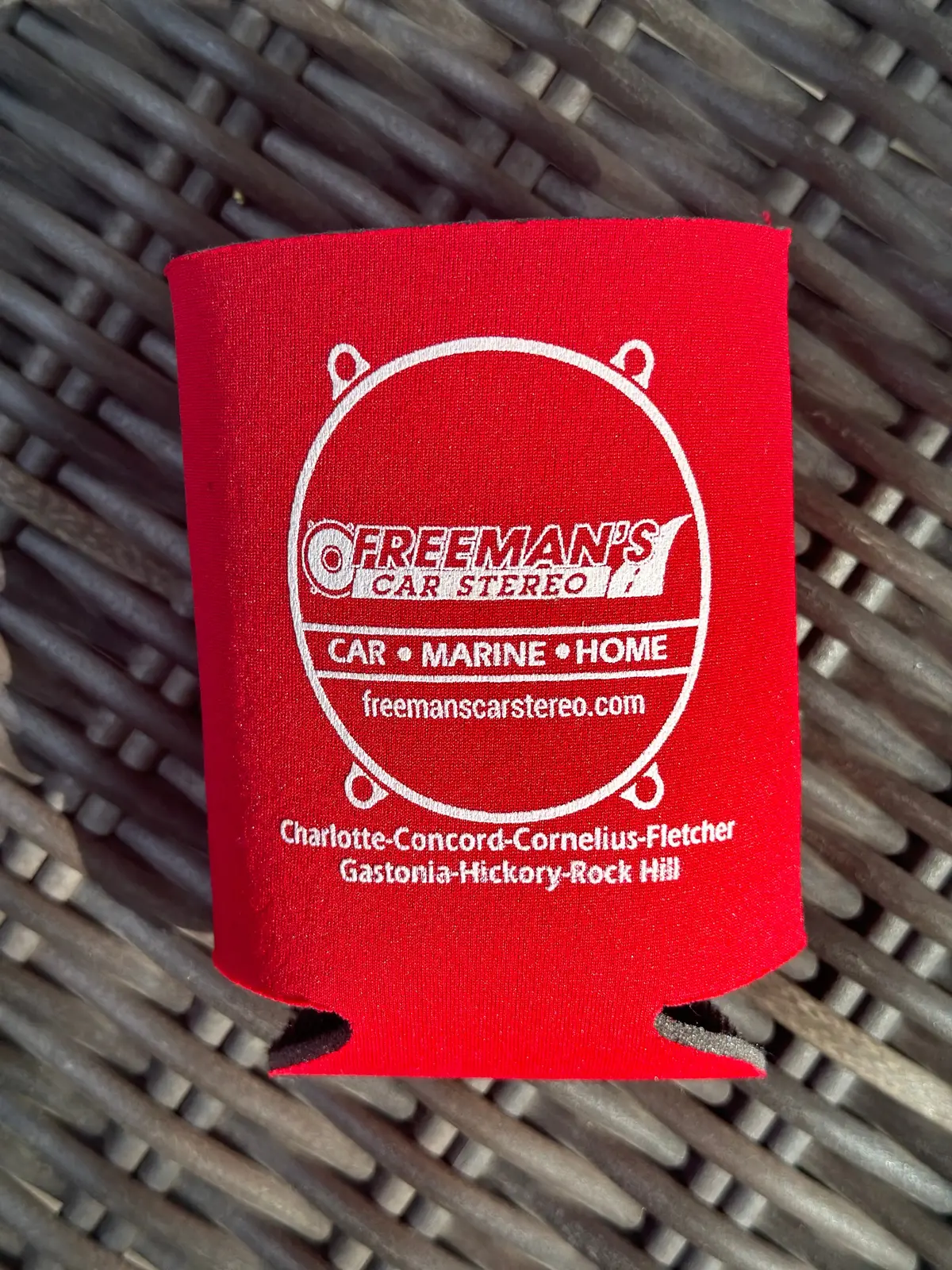 Freeman's Car Stereo Can Cooler/Koozie 2
