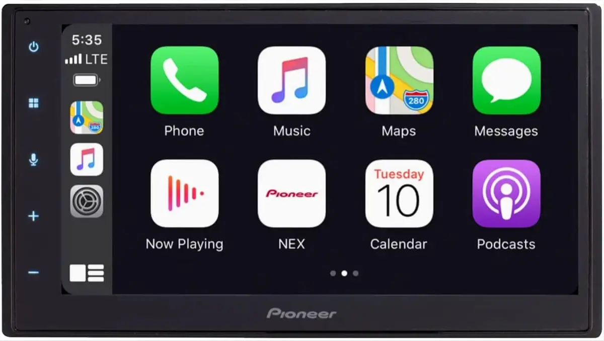 Pioneer Dmh-W2700nex 2-Din Headunit W/ Apple Carplay And Android Auto 1