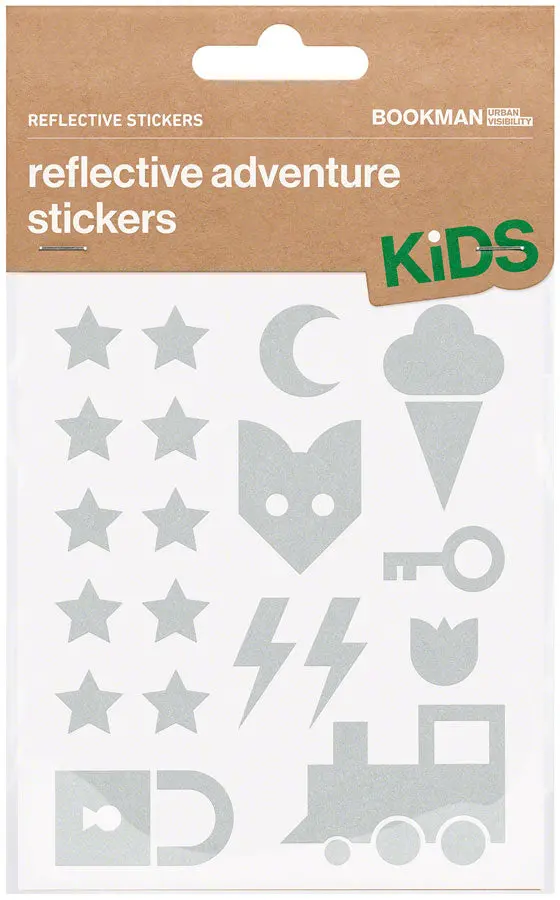 Bookman Reflective Sticker Pack 4