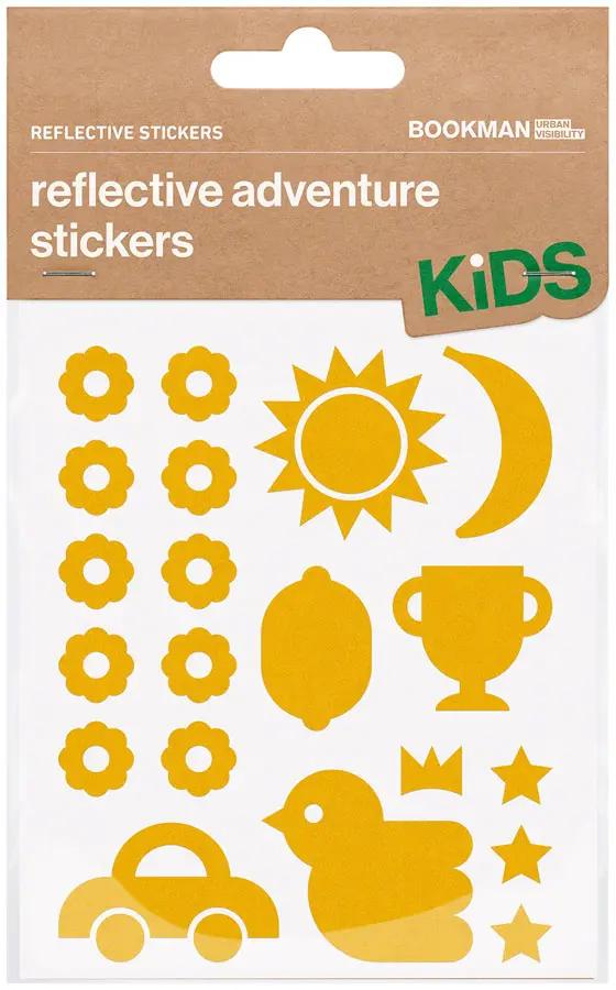 Bookman Reflective Sticker Pack 3