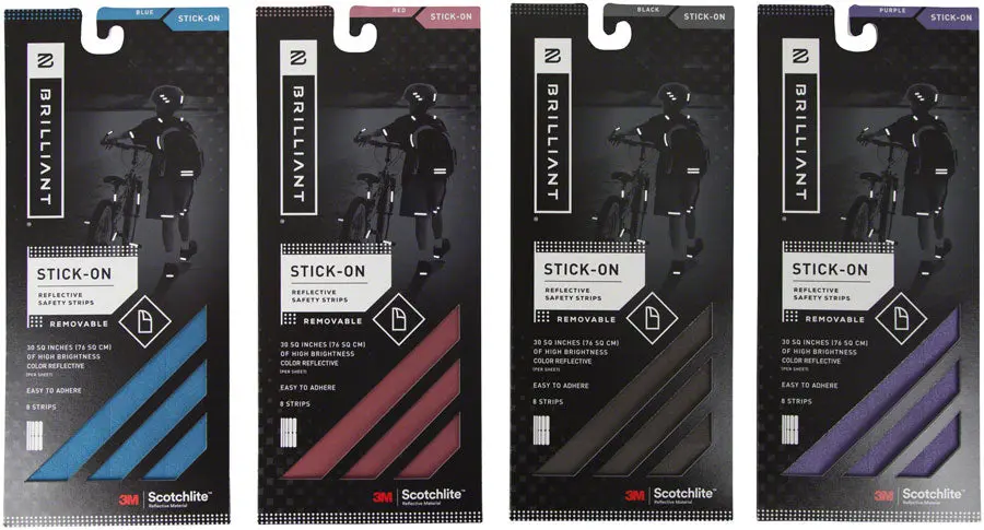 Brilliant Reflective Reflective Strips, Stick-On 1