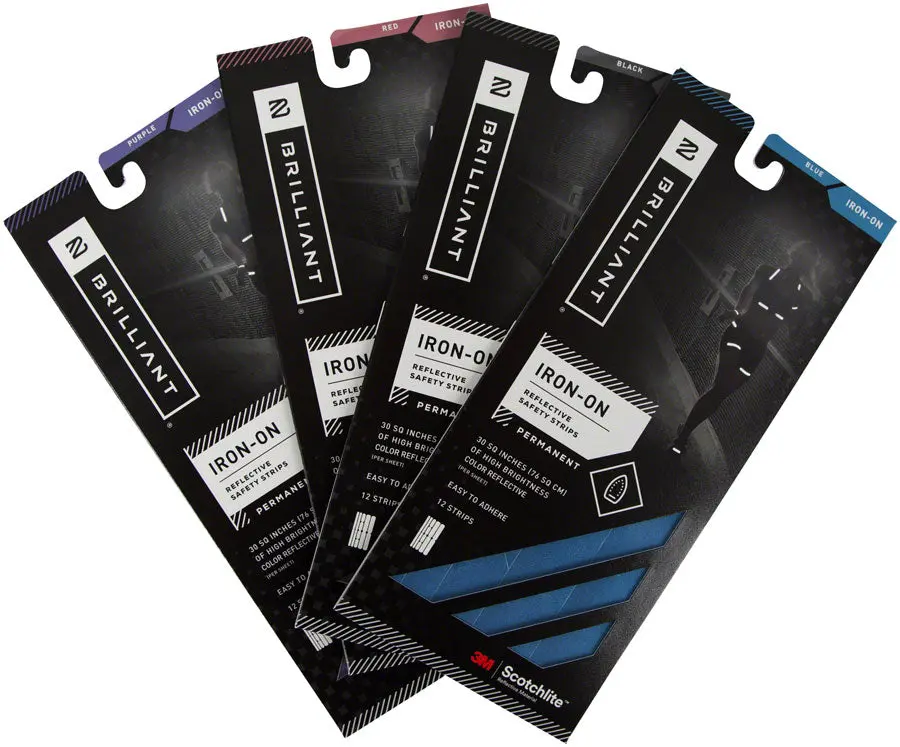 Brilliant Reflective Reflective Strips, Iron-On 1
