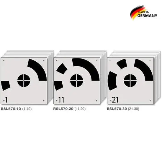 Numbered Ground Control Targets For Drones Rsl570 1