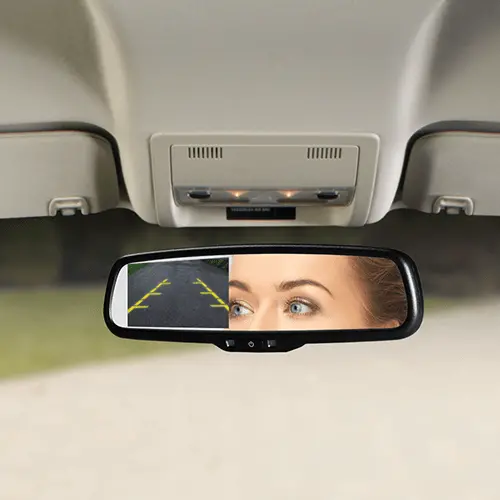 Audiovox Replacement Rvm200 Rear View Mirror +Acam2 Backup Camera Package 1