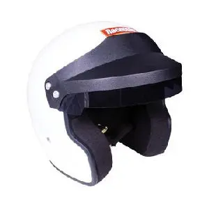Racequip Of20 White Sa2020 Open Face Helmet 1